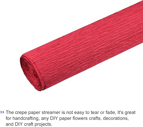 Miniatura 3 de MECCANIXITY Rollo de papel crepé de 7.5 pies de largo 20 pulgadas de ancho para ceremonia de boda, decoración de varios festivales grandes, color