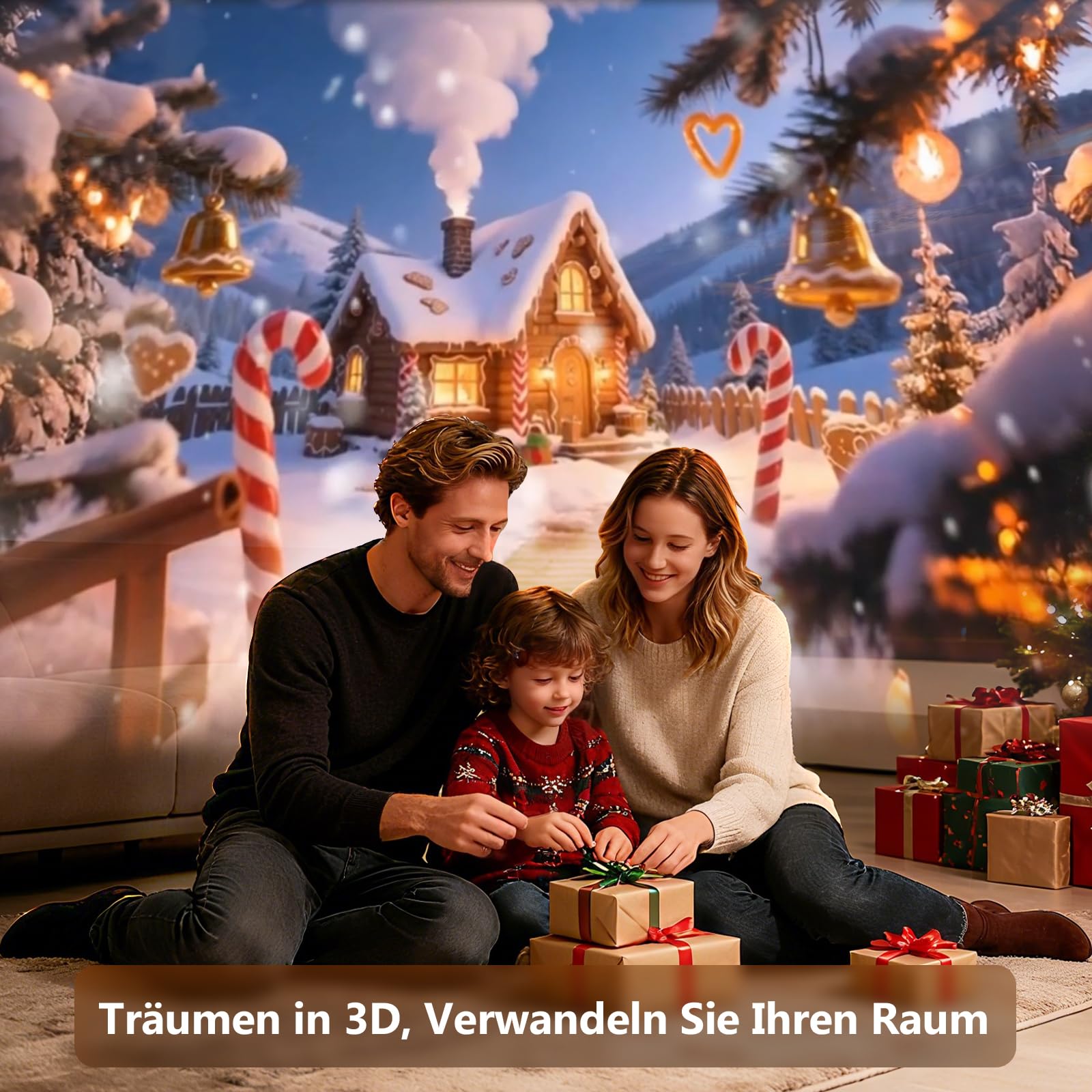 3D Galaxy Projektor, HD Sternenhimmel Projektor mit Bluetooth-Lautsprecher, 60 3D-Themen, Helligkeitsregelung, 1/2/4H Timer, LED Nachtlicht für Kinderzimmer & Erwachsene, Geschenk (Weiß)