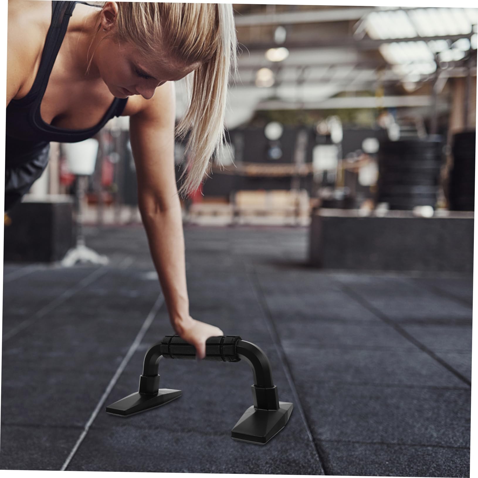 BRIGHTFUFU Push-up Bars 2pcs Push-up Stands Solid Construction Enhance Arm Strength for Home Workout