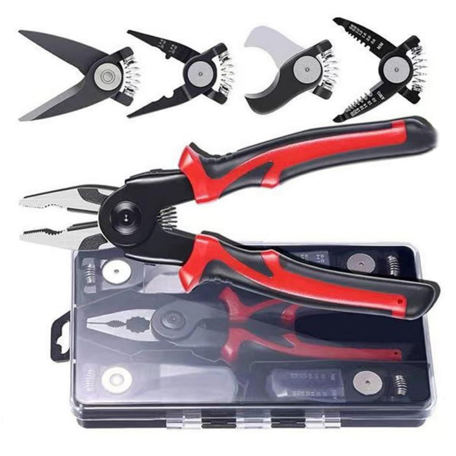5 In 1 Multifunctional Replaceable Electrician Pliers Wire Cutting Needle Nosed Pliers Plier Special Tool Electrician