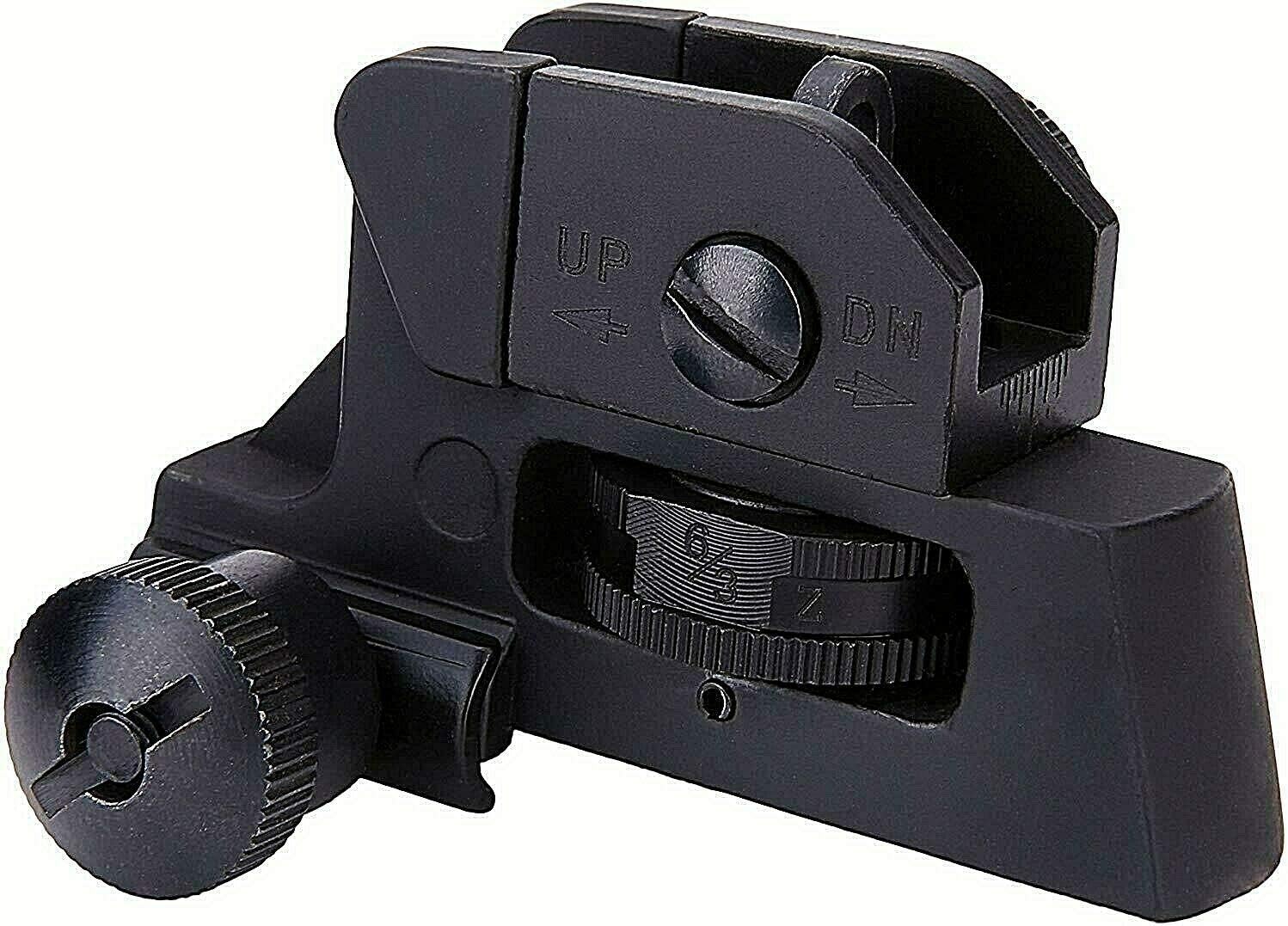 Green Blob Outdoors Iron Sights Match Grade Model Rear & Low Profile Standard Height Front Sight for Same Plane Flat Top Rails