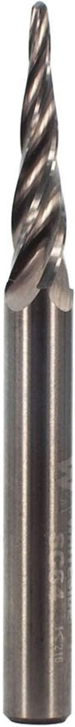 Whiteside 1/16" Ball Nose CNC Router Bit, 1/32" R, 7/8" CL, 1/4" SH, Four Flute