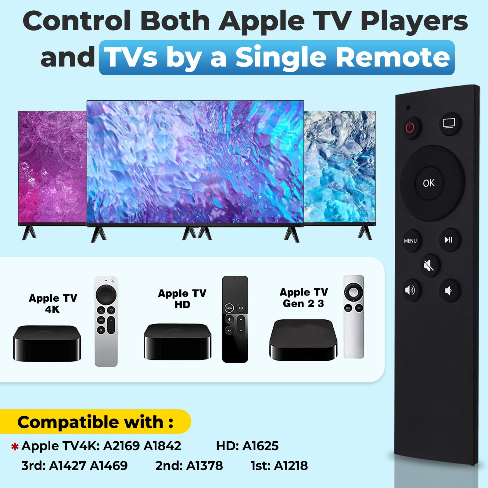 Amazon | Apple TV 4K/Apple TV Gen 1 2 3/ Apple TV HD A2169 A1842