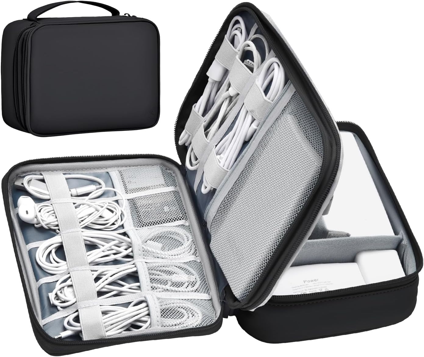 miloocul Large Capacity Electronics Accessories Organizer