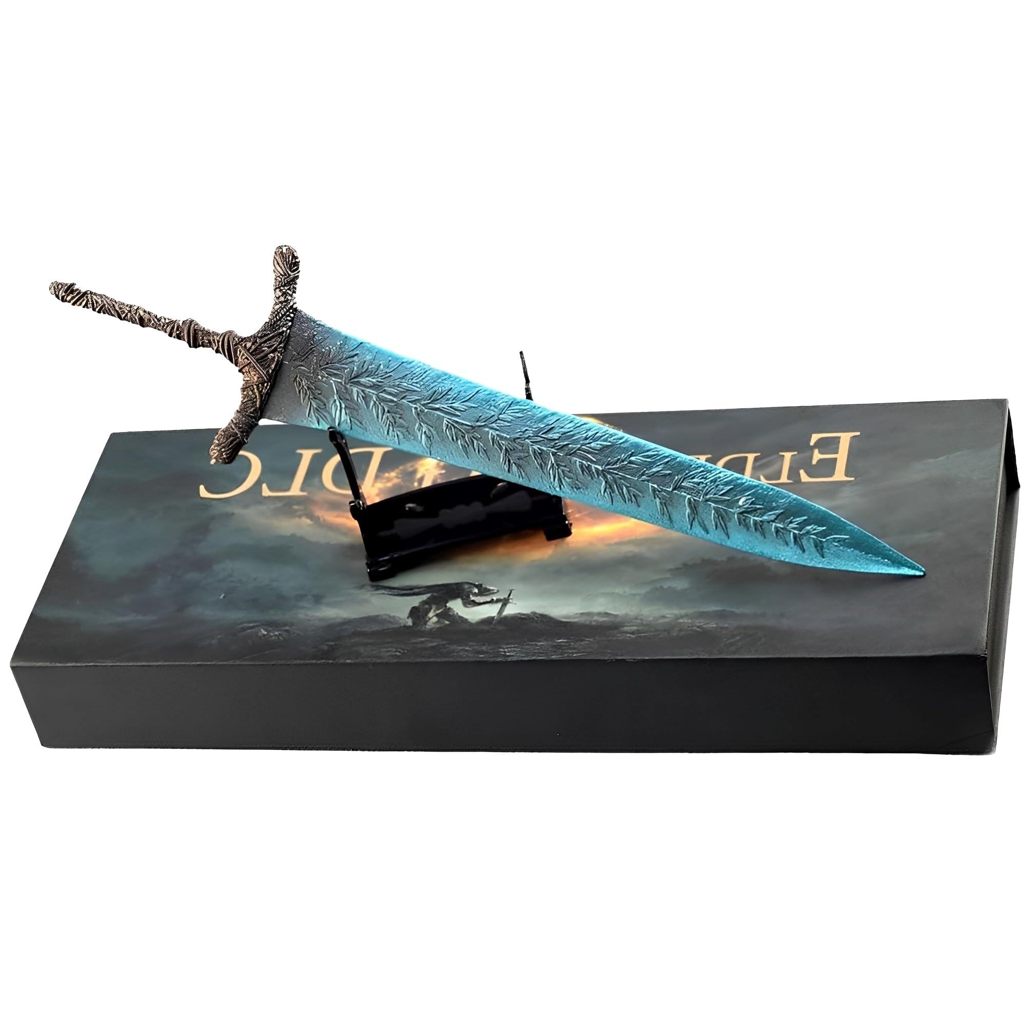 MIAOWR Eldenring Dark Moon Greatsword Model Full metal material Length:11.8inch/30cm Collectibles For game lovers Gaming Decorations