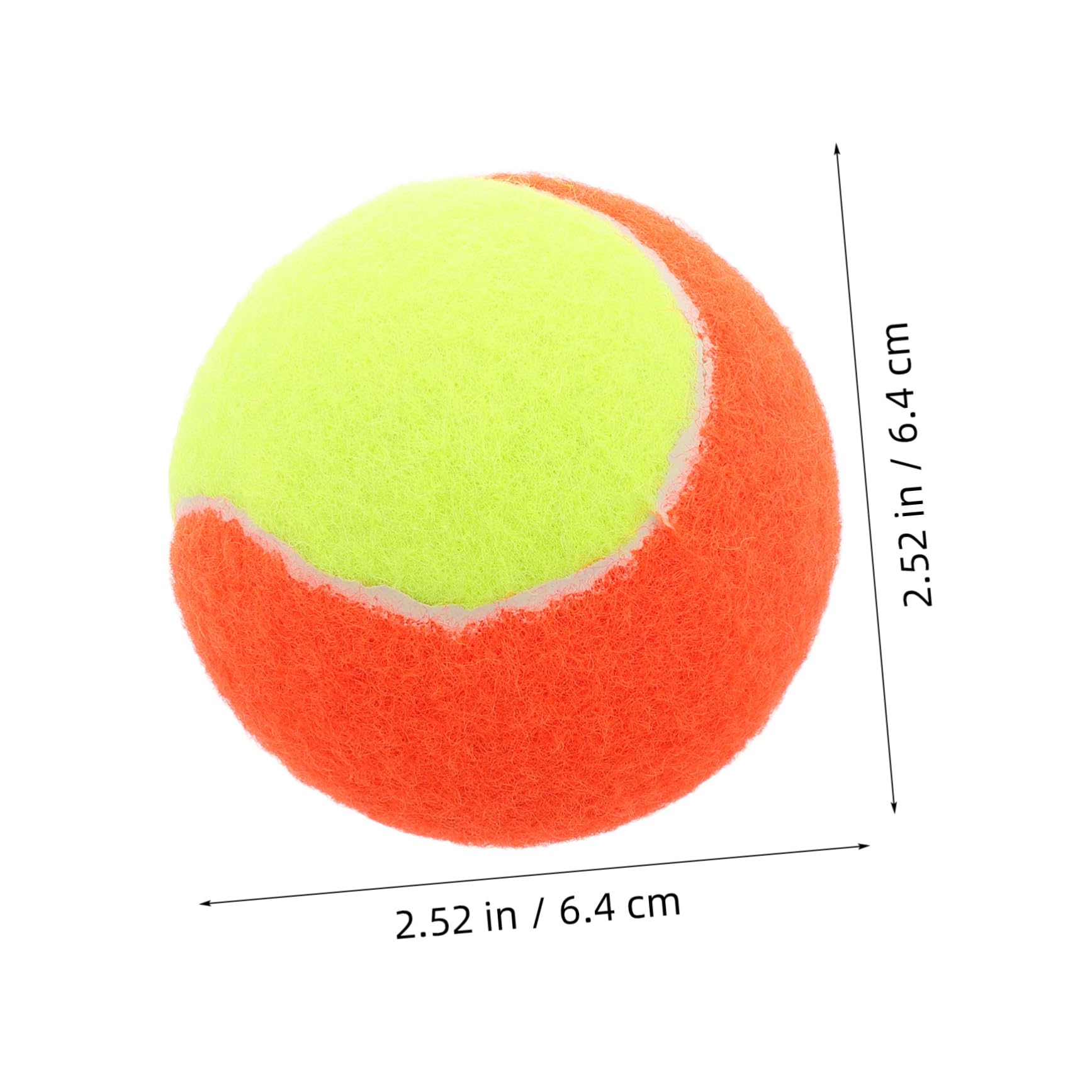BCOATH 2 Pack Tennis Balls for Boys and Girls Beginners Soft Safe Training Balls Elastic for Youth Play Practice