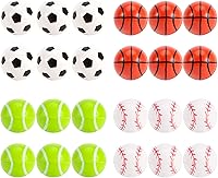 Vista 9 de Pllieay 24 bolas inflables con purpurina, 1.260 in, 6 colores, para regalos de fiesta de niños y rellenos de bolsas de regalos, relleno de bolsas