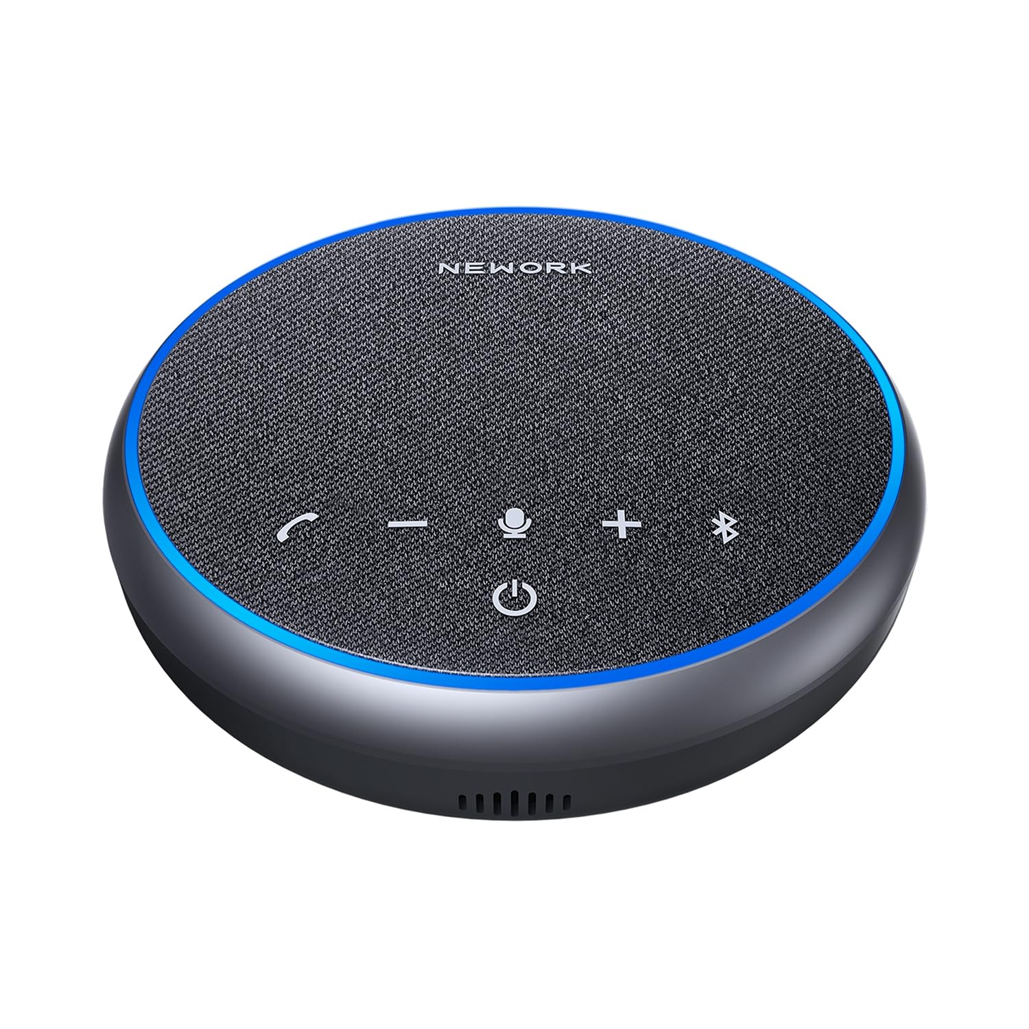 NEWORK Conference Speakerphone, 3 AI Mics 360 Voice Pickup, Smart Noise Cancelling, Portable Speaker for Video Calls, Home Office & Small Team Meetings