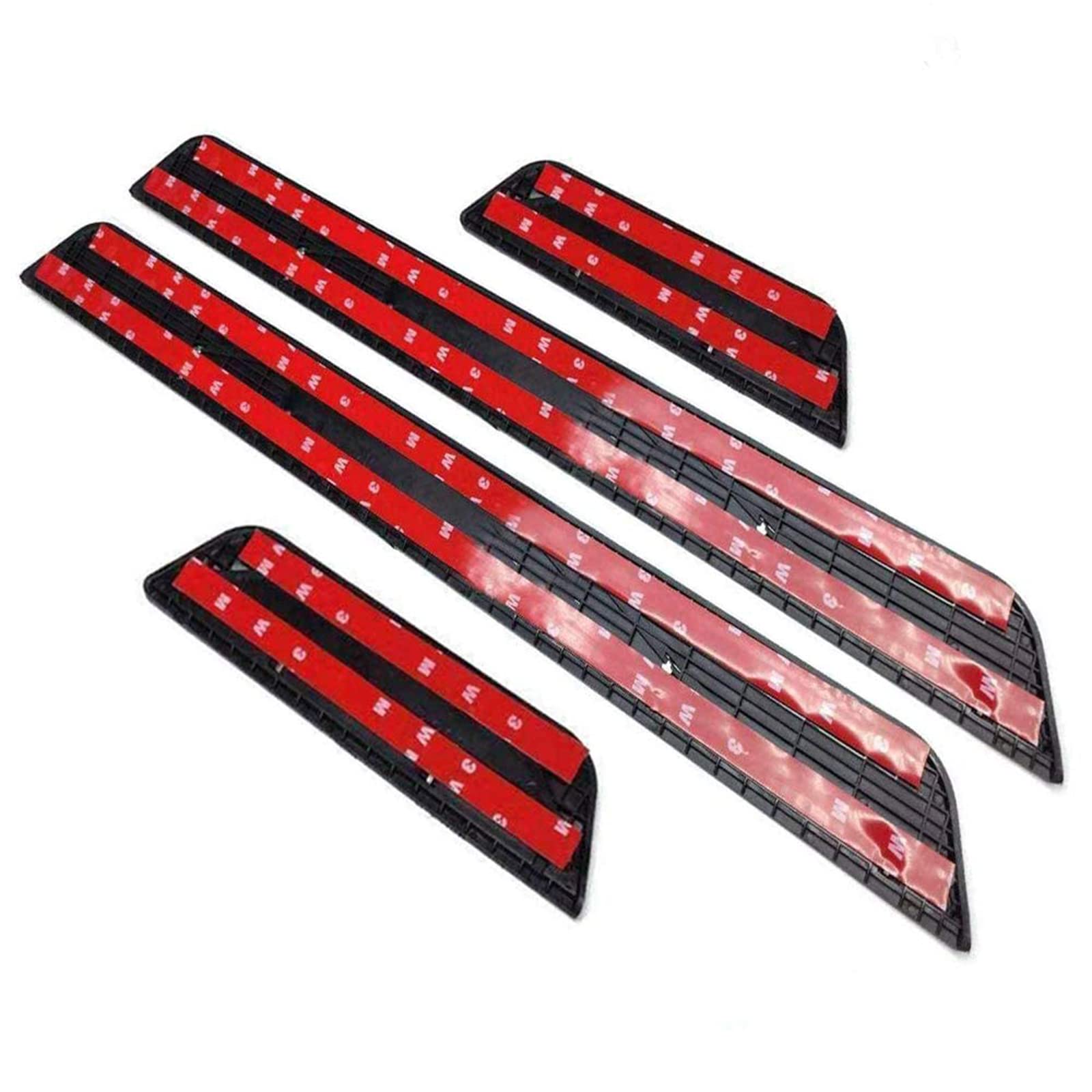 4 Pezzi Battitacco in Acciaio Inossidabile per Auto Sticker per MG ZS 2016-2020, Esterno Battitacco Protezione Plates Anti-Graffio Scuff Adesivi Decorativi Accessori