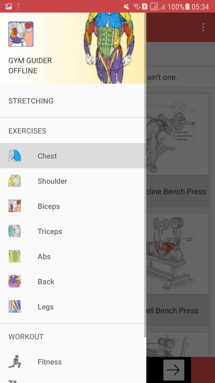 Gym Guide Offline App on Amazon Appstore