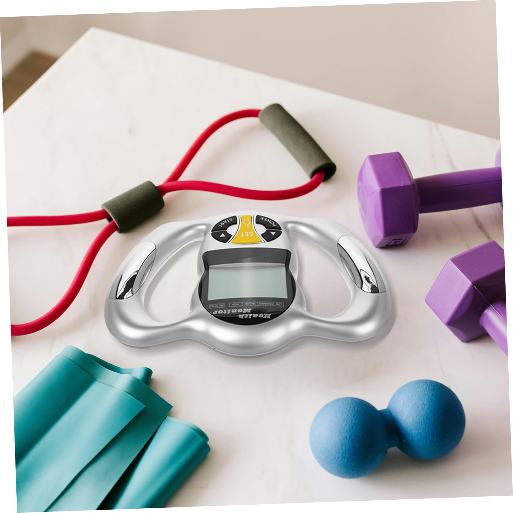 Ipetboom Medidor Portátil de Grasa Corporal Tecnología Avanzada, Pantalla Lcd Precisa y Diseño Compacto para Uso en Fitness y Medición de Imc