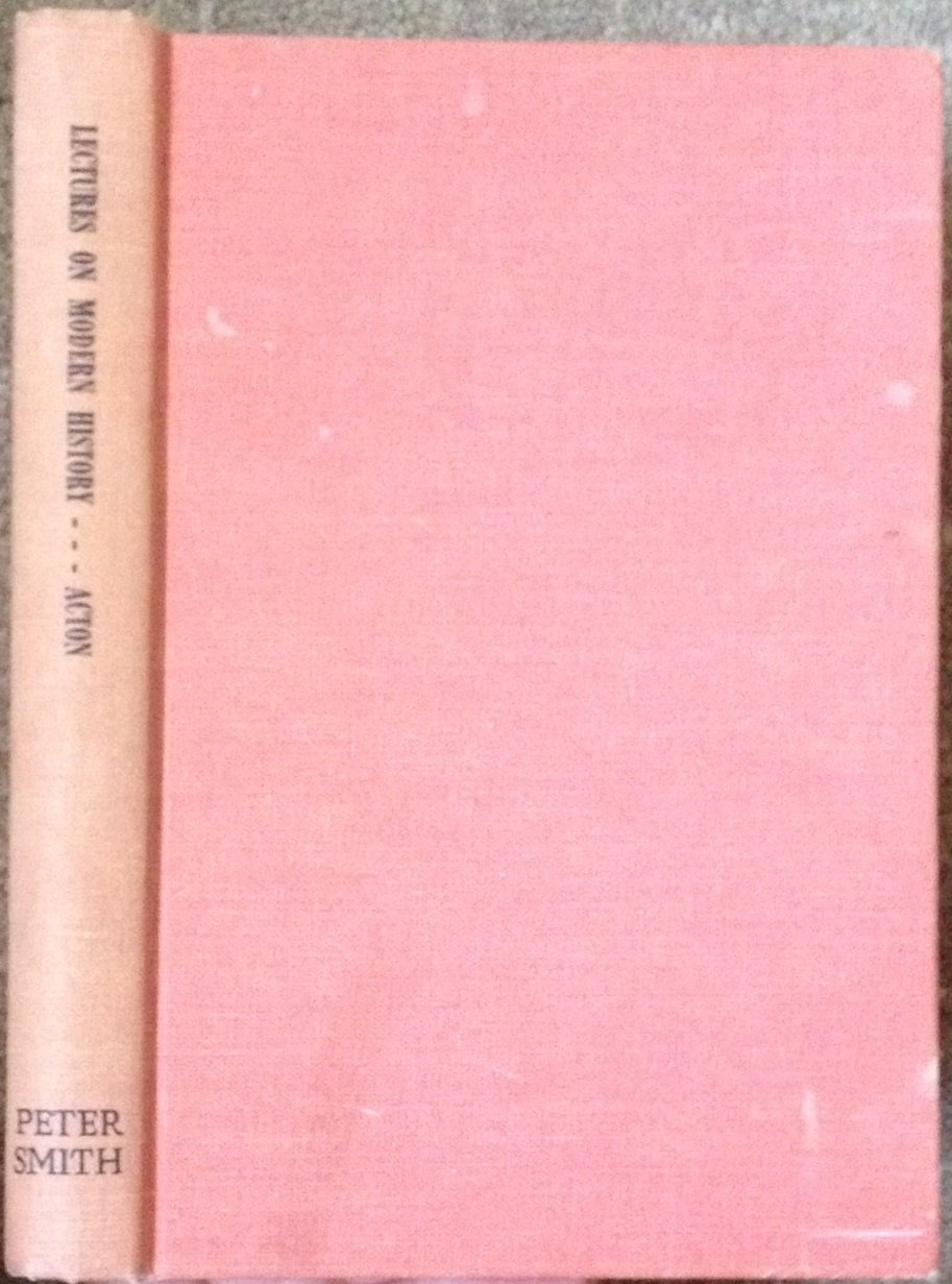 Lectures on Modern History