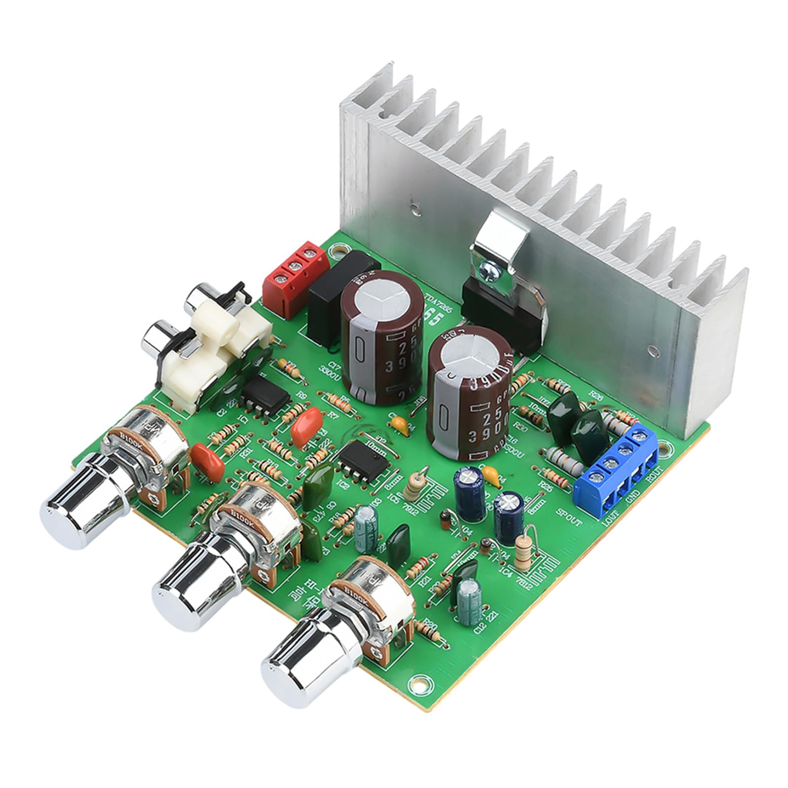 Placa amplificadora HiFi TDA7265 de 12-15 V 4558, módulo de preamplificador, placa estéreo, accesorios de repuesto para cine en casa
