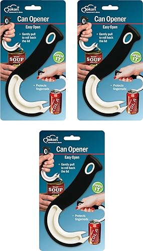 Miniatura 2 de Abridor de latas de anillo fácil de abrir 1 paquete Agarre de goma antideslizante duradero que hace que la apertura de las pestañas de aluminio sea