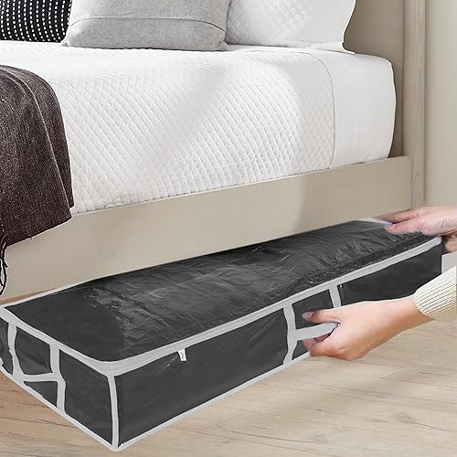 Miniatura 6 de ProPik Contenedores de almacenamiento de papel de regalo  Organizador de papel de regalo debajo de la cama de 41 x 14 x 6 pulgadas se adapta a 18 a