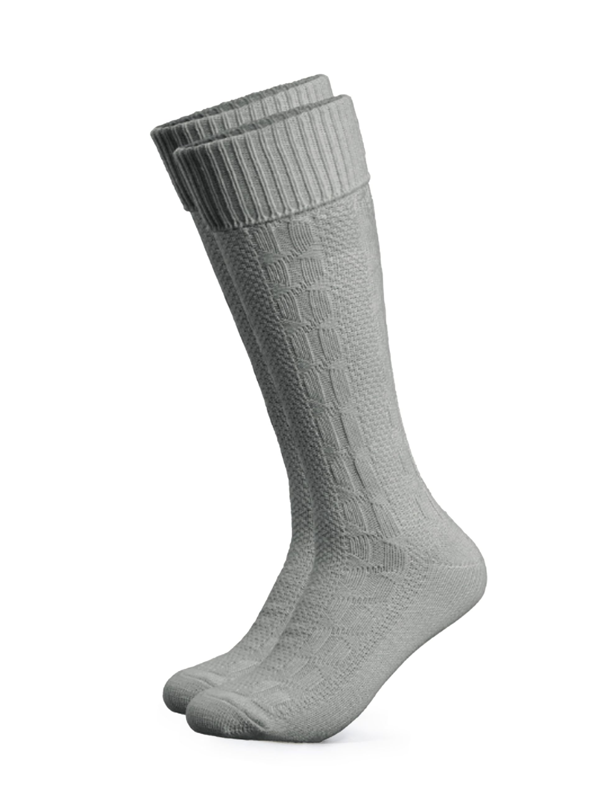 Calcetines Largos Tradicionales Bávaros para Hombre 1 par (modelo: Silberdistel)