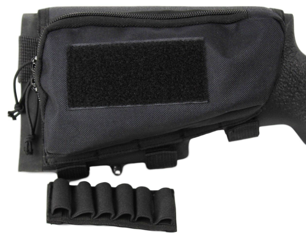 Tactical Sharpshooter Rifle Stock Pack Cheek Pad Buttstock Ammo