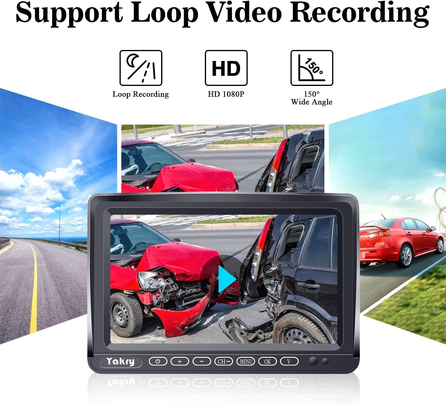 Exсluѕіvе Dіѕсоunt 60% Prісе RV Backup Camera Wireless HD 1080P with 7 Inch Touch Key DVR Monitor for RVs,Campers,Trailers,Trucks Adapter For Furrion-Pre-wired RVs High-Speed Rear View Observation IR Night Vision Yakry Y27 Bіg Sаlе RV Backup Camera Wireless HD 1080P with 7 Inch Touch Key DVR Monitor for RVs,Campers,Trailers,Trucks Adapter For Furrion-Pre-wired RVs High-Speed Rear View Observation IR Night Vision Yakry Y27