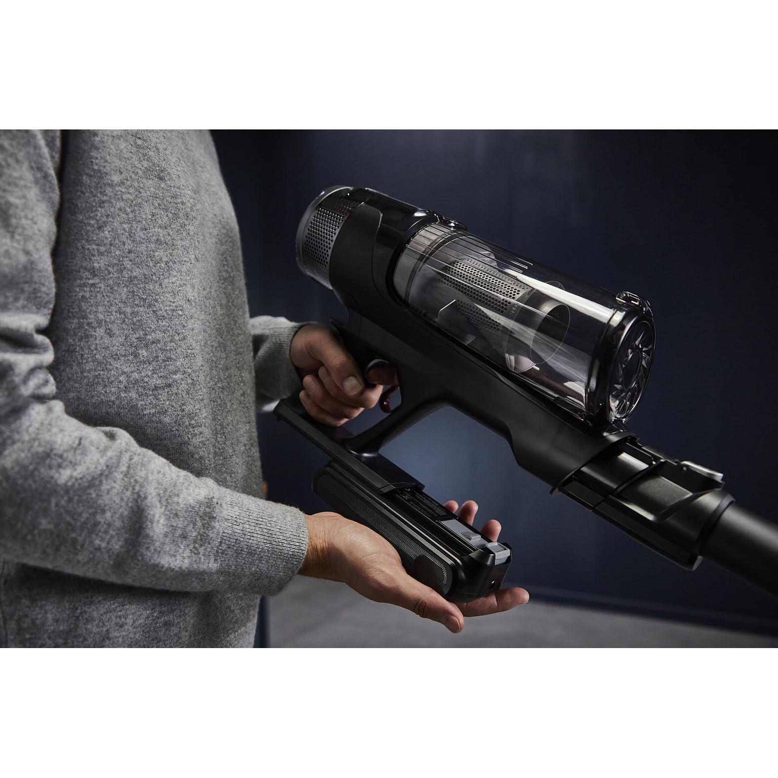 Rowenta X-Force Flex 13.60, bezprzewodowy odkurzacz akumulatorowy, model dla alergików, głęboka siła czyszczenia, przegub elastyczny, 150 W, czas pracy do 60 minut, wyprodukowano we Francji, RH9A36WV