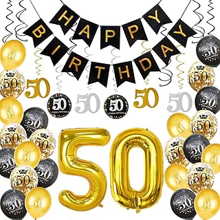 Best Decorations For 50th Birthday Party Of 2020 Top Rated