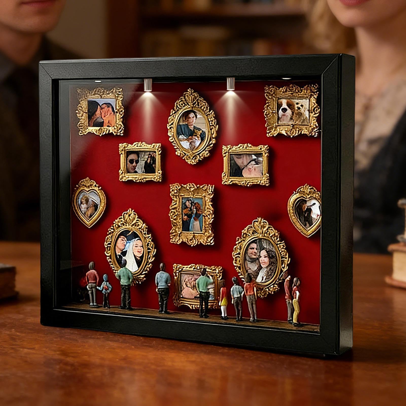 Mini Scatola Fai Da Te Con Museale, Shadow Box Frame Kit, Mini Cornici Da Museo Con , Kit Creativo Per Esporre I Ricordi, Ideale Per Decorazione Casa E Anniversari
