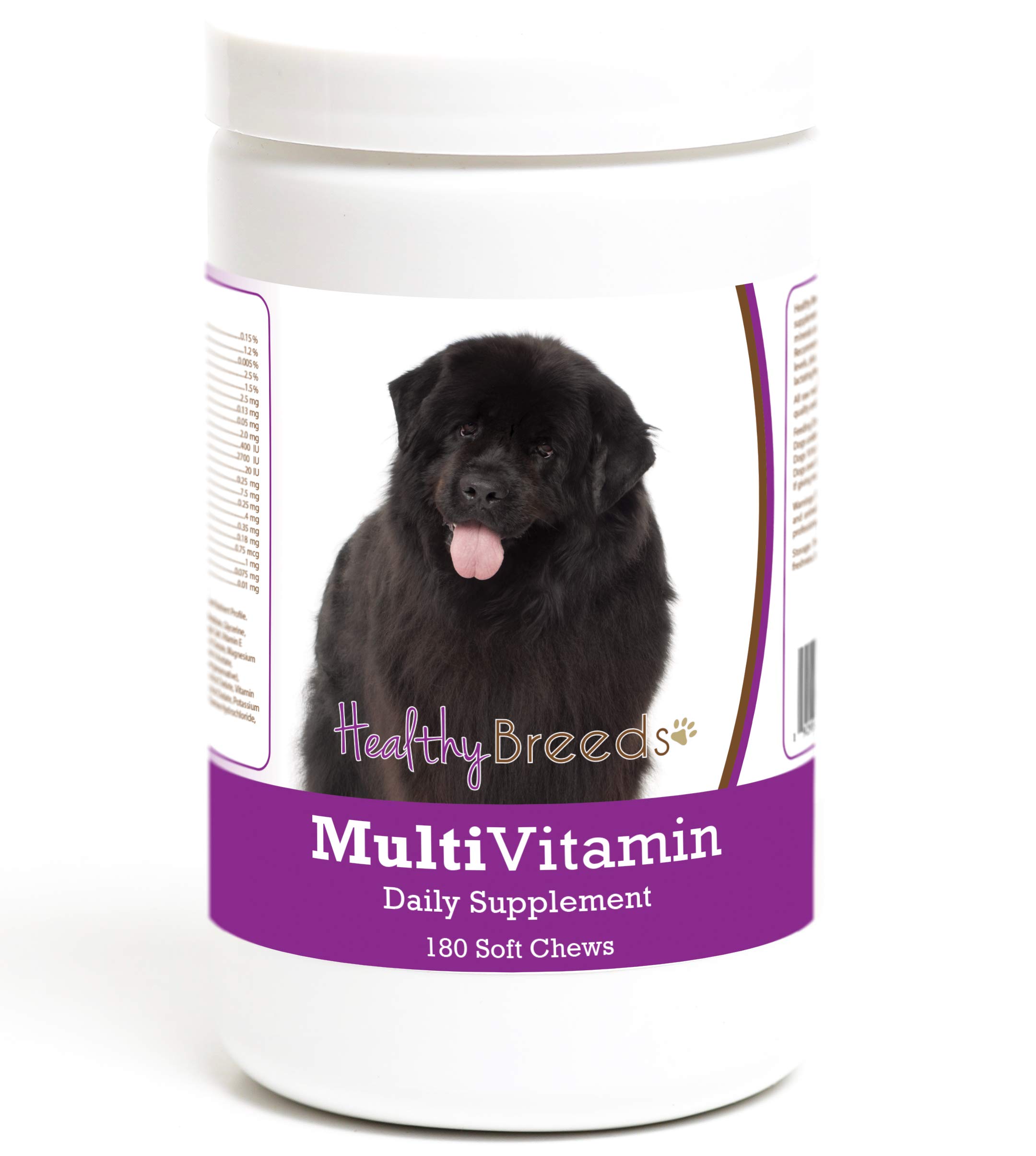 Healthy Breeds Newfoundland Multivitamin Soft Chew for Dogs 180 Count