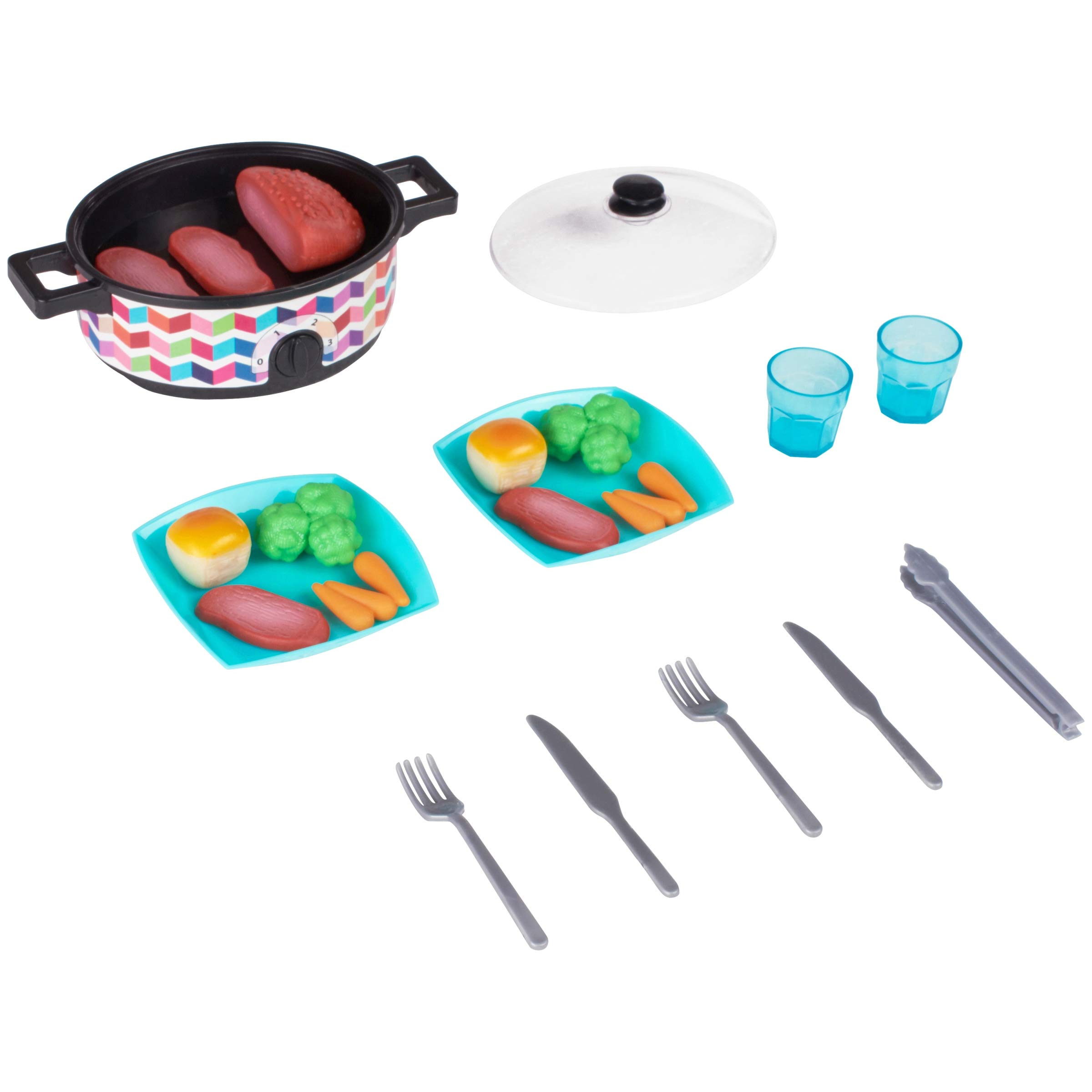 myLife Brand Products Slow Cooker Play Set for 18