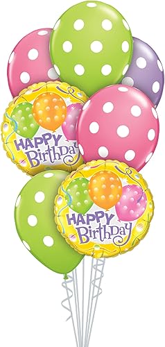 Miniatura 4 de Qualatex Caja de 7 piezas ramo de globos, fiesta de cumpleaños