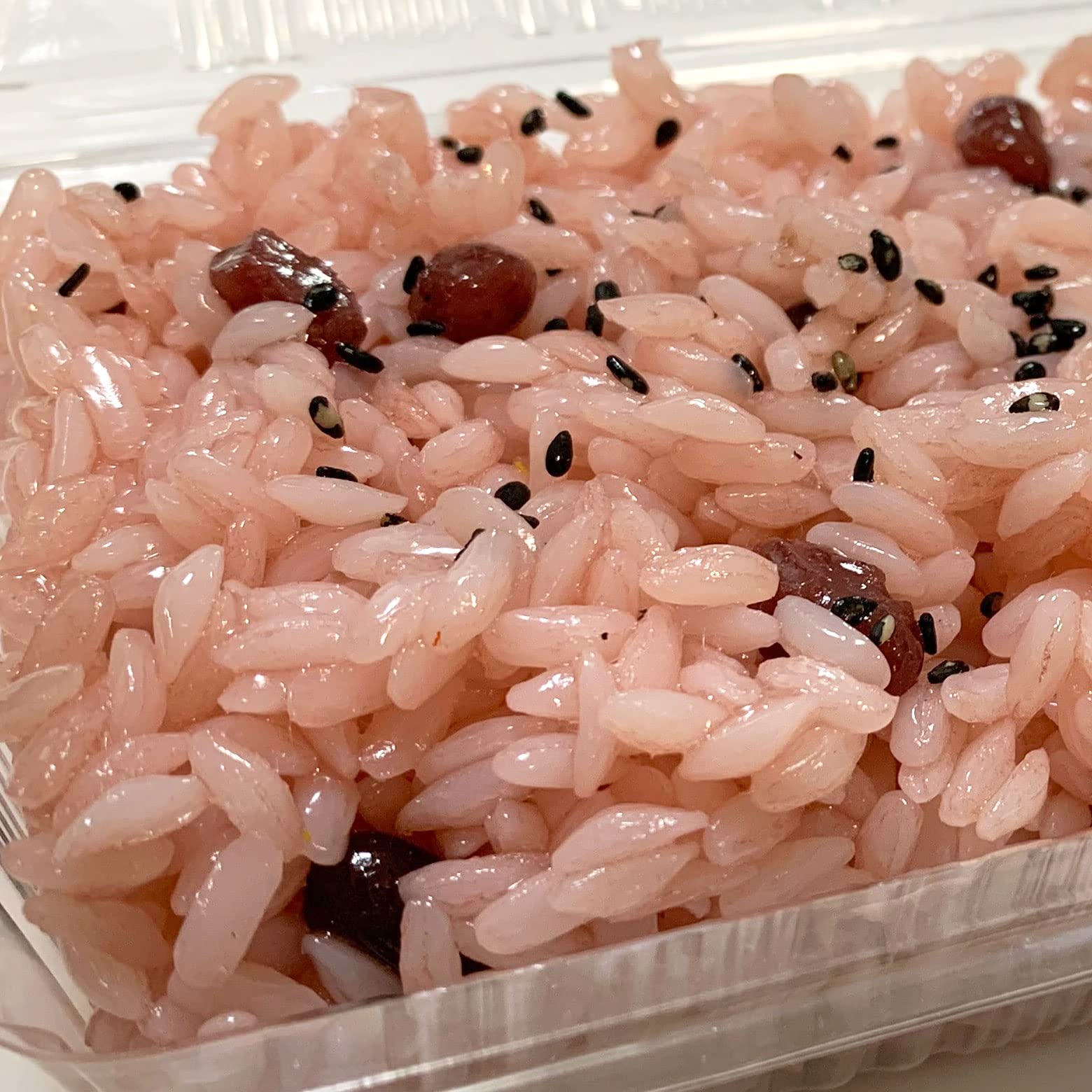 Amazon.co.jp: お赤飯 パック 全長14cm フェイクフード 日本製（食品