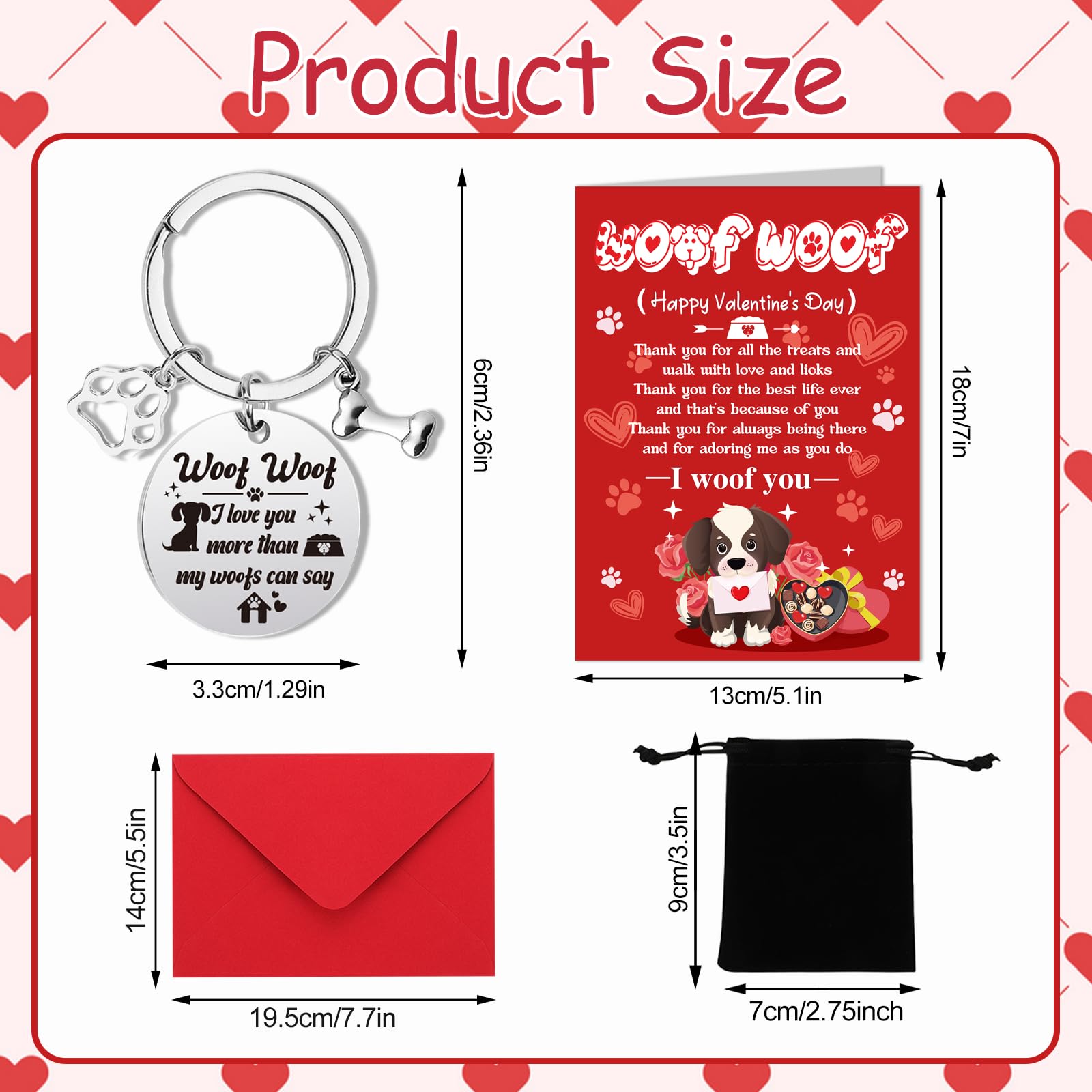 HOWAF Valentines Card from Dog, Valentine Card from The Dog - Image 2