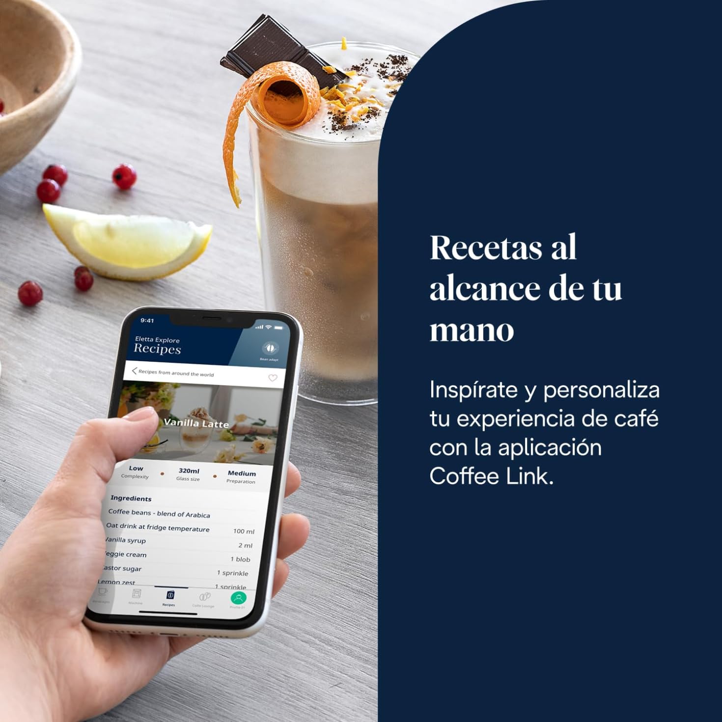 De'Longhi Eletta Explore ECAM452.67.G, Cafetera Superautomática Bebidas Calientes y Frías con Cold Extraction Technology, Recetas Cold Brew, LatteCrema Hot and Cool para Leche y Bebidas Vegetales
