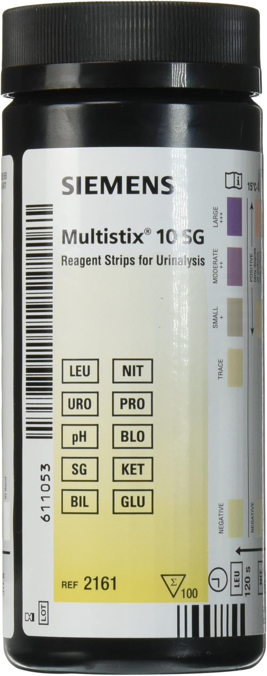 Healthcare Diagnostics 2161 MultiStix 10 SG Reagent Strips, CLIA Waived (Pack of 100)