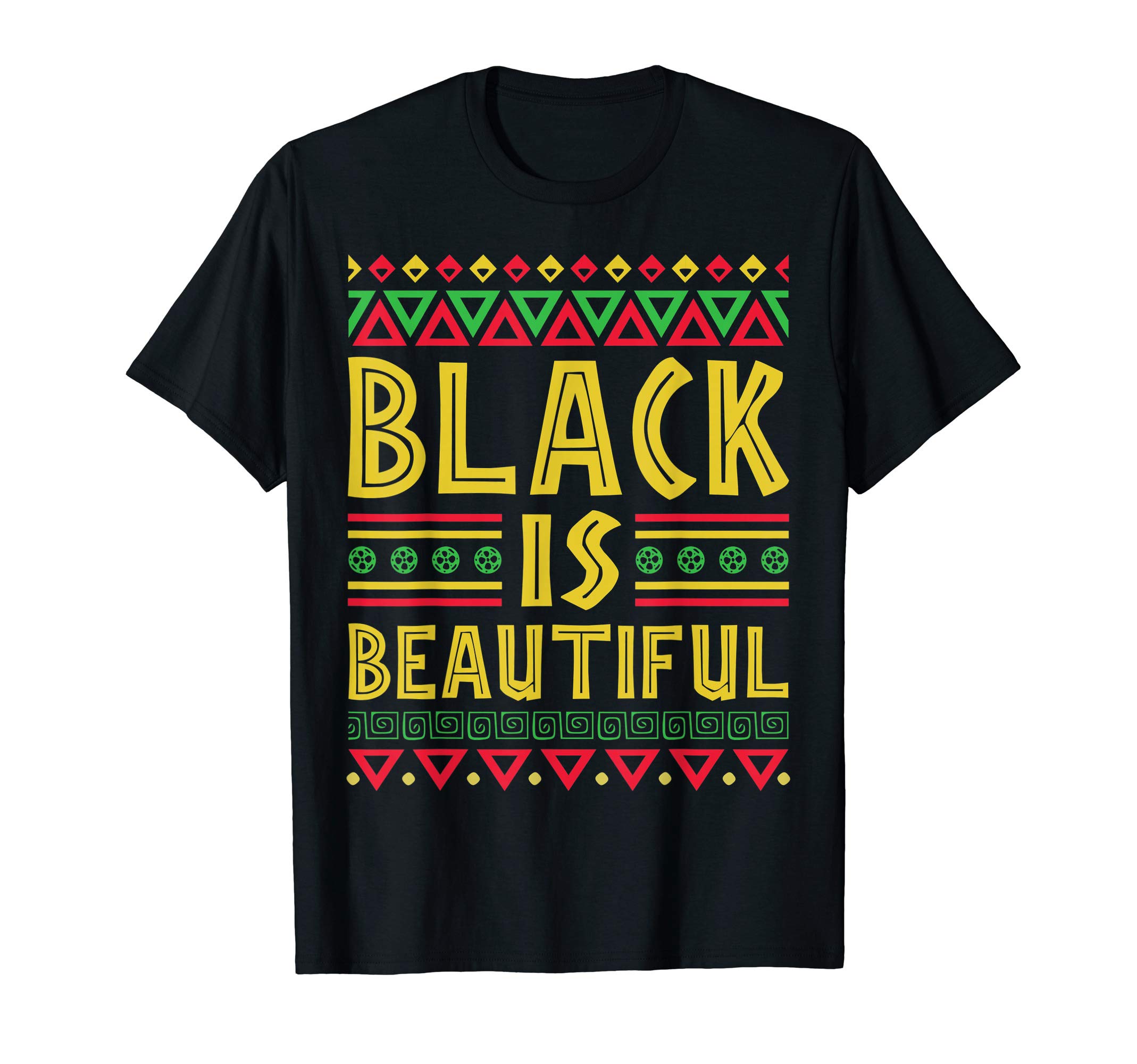 Black Pride product Gift Black is Beautiful African Design T-Shirt