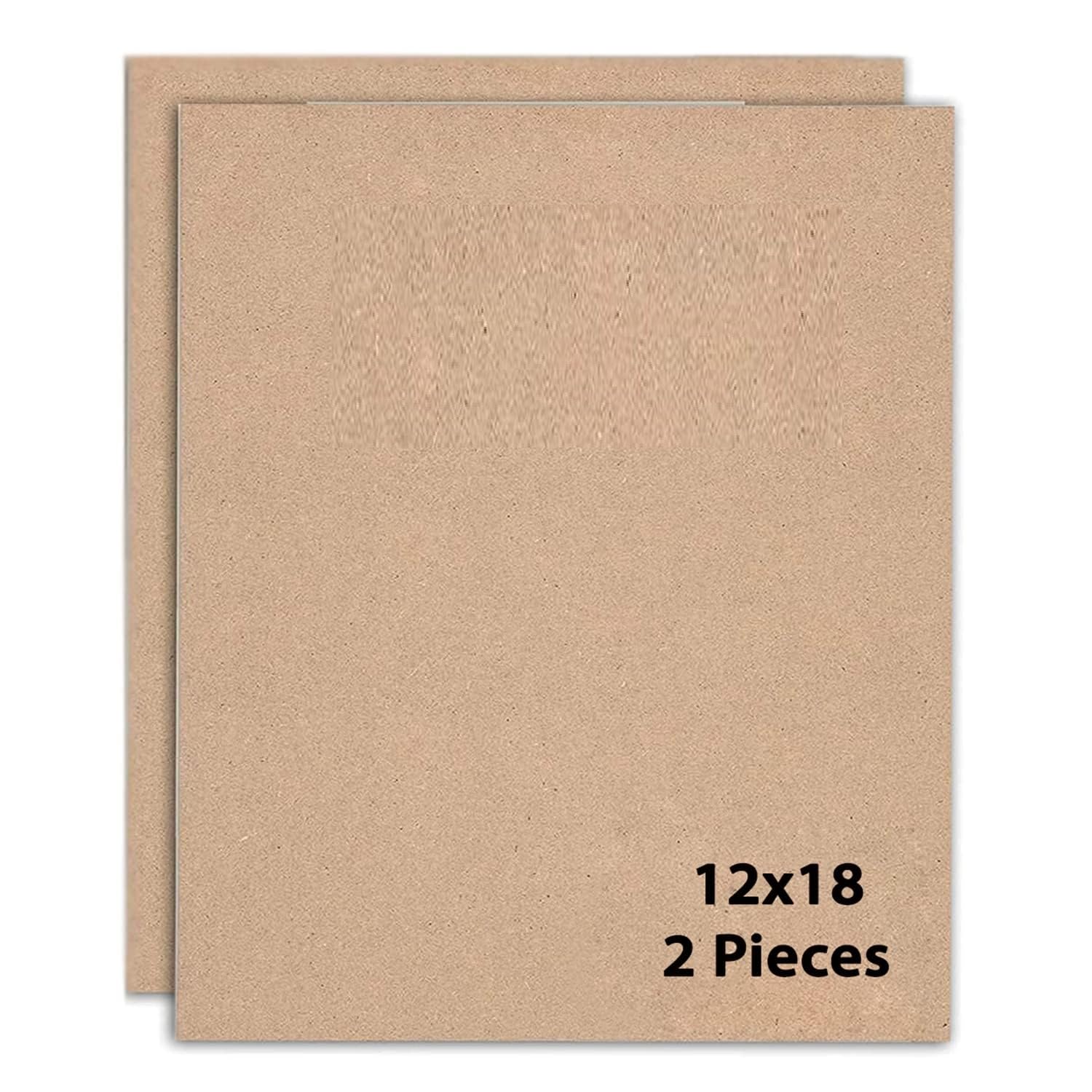Berrybox 12x18 Inch MDF Board Wood Sheet for Mandala , Lippan, Resin Art & Craft, 4mm Thick, Pack of –2 - Premium Cardboard Material for Artists, Art and Craft Students - Hard Cutout in Small and Large Sizes (30x45 cms)-image-20