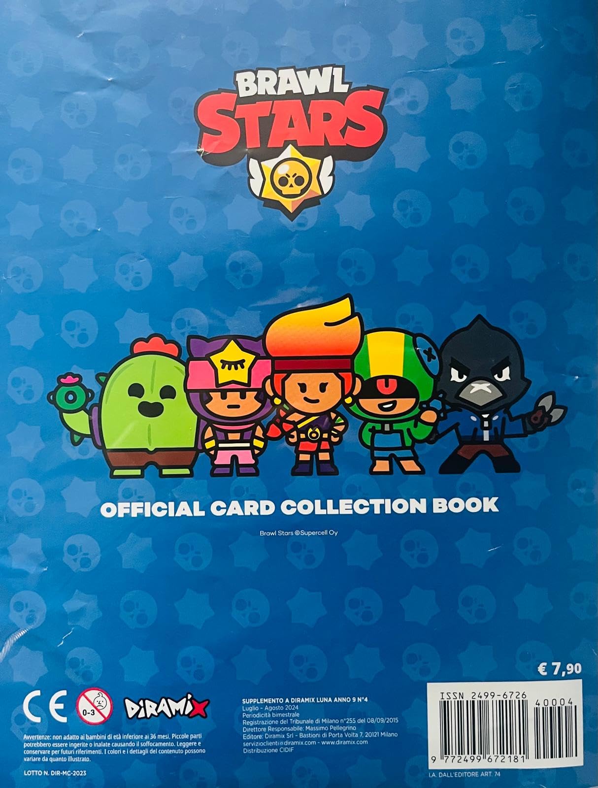DIRAMIX RACCOGLITORE + 10 BUSTINE CARD BRAWL STARS 2024