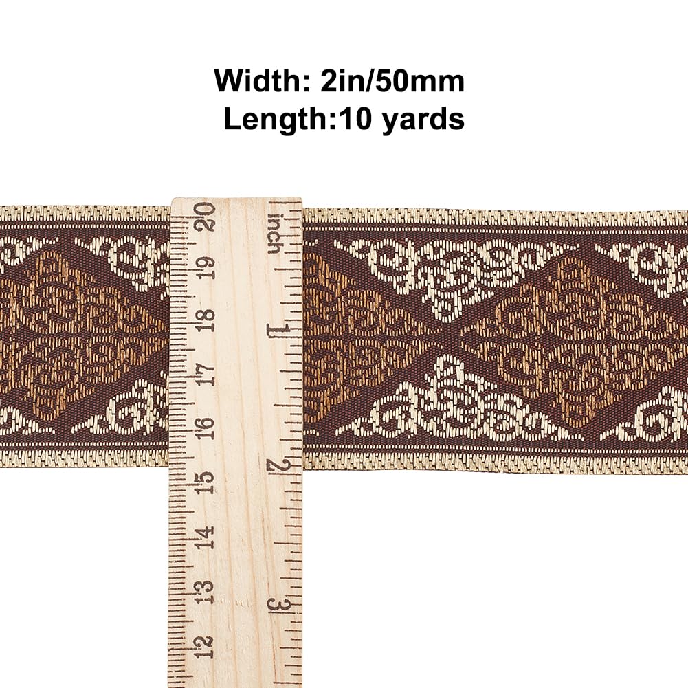 DELORIGIN 10 Yards Ethnic Style Jacquard Ribbon - Image 2