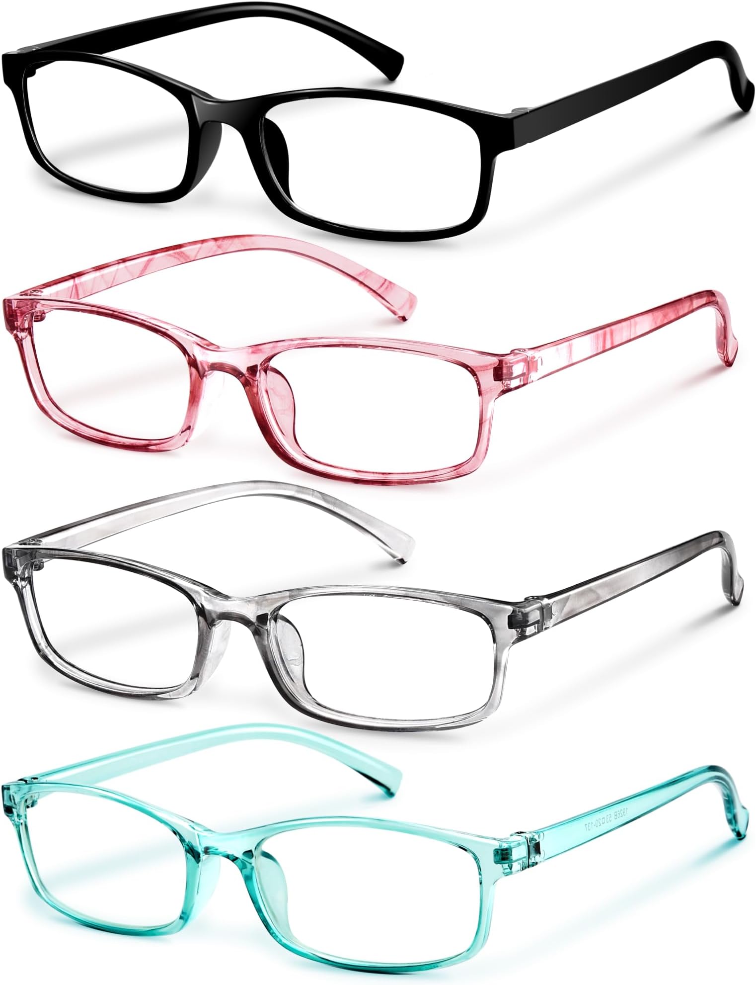 1.5 Multi Pack Reading Glasses Women - Blue Light Blocking Lenses, TR90 Frames, UV400 - Eyeglasses with Clear Vision