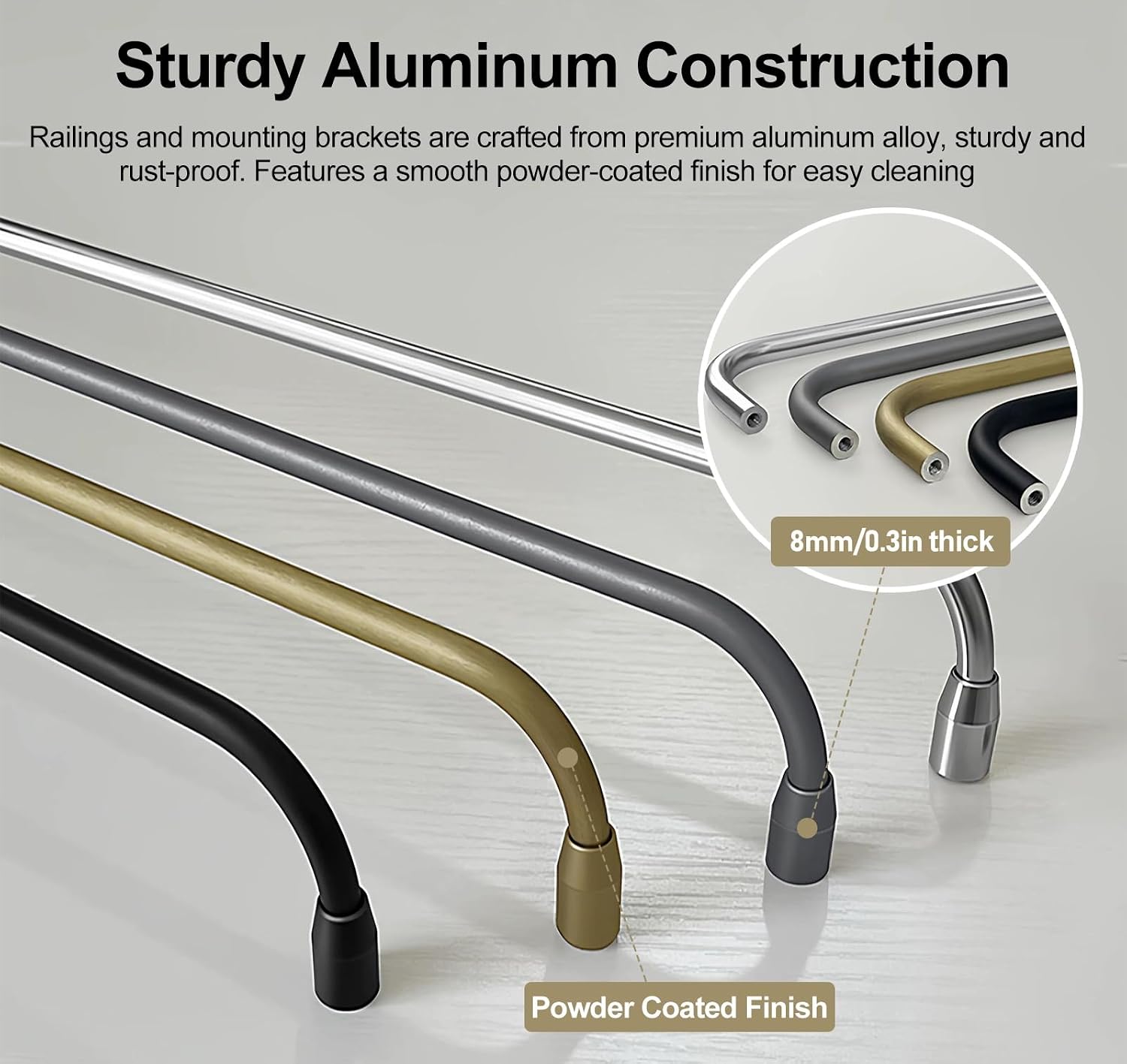 2 Pack Shoe Rack Shelf Guard Rails - Sturdy Anti-Fall Aluminum Fence for Closet & Entryways, 34.6in Black Protective Bar for Boots & Shoes Storage Solutions