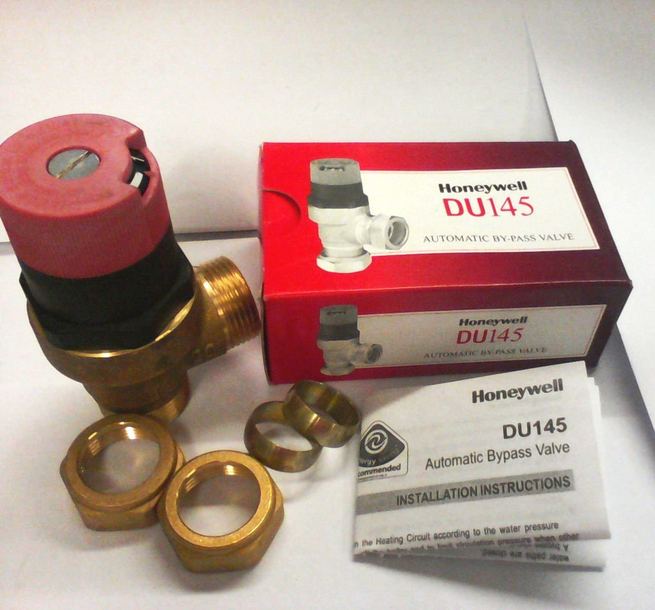 Honeywell Home 22mm Angled Auto Bypass Valve DU145-3/4B