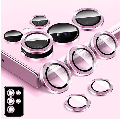 Miniatura 22 de LucBuy Protector de lente de cámara para Samsung Galaxy Z Fold 3, cubierta de cámara de vidrio templado Protector de pantalla Adhesivo de película