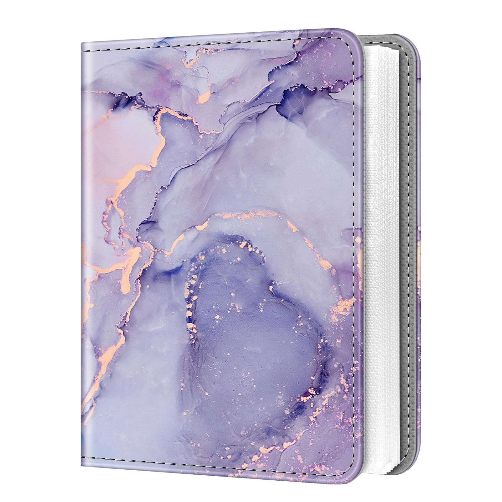 Fintie Instax Mini Photo Album for 2x3-Inch Film - 104 Pockets Small Albums for Fujifilm Instax Mini 12/11/99/40/7+/EVO/LiPlay/Link 3-2-1 Instant Camera/Polaroid Hi-Print Printer, Lilac marble-picture-36