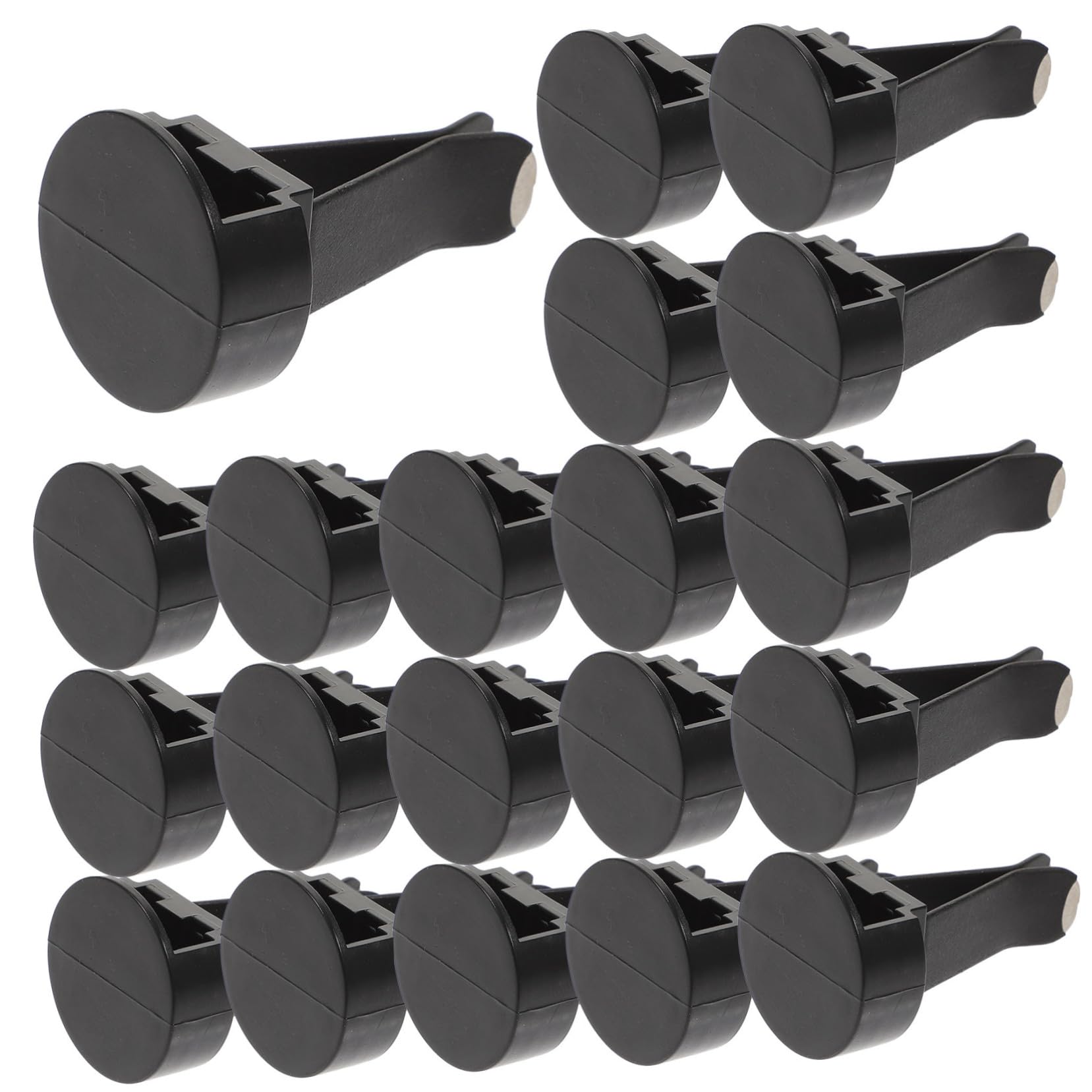 IMIKEYA Clip per Bocchetta di Auto Resistente e 100 Pezzi in Metallo e Plastico Accessorio per Decorazione Auto e Rinfrescante D'aria