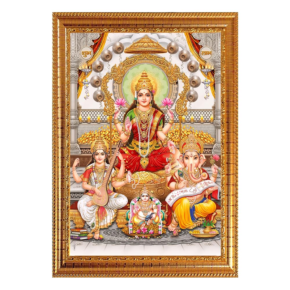 Framecart laxmi ganesh saraswati with kuber ji photo frame - Small and Large Acrylic Frames for Table, Temple, Wall, Mandir, Gym, and Outdoor Spaces, for Home Decor (5 x 7 inches, Laxmi Ji 10) (B0CZTVSRFB) Amazon Price History, Amazon Price Tracker