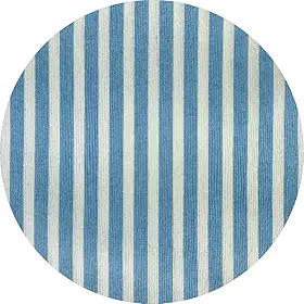 Tecido Percal 100% Algodão Listrado Para Cama 2,20mx1,00m (Azul-14)