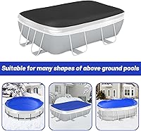 Vista 4 de Cubierta de invierno de 1049 pies para piscinas sobre el suelo, cubierta de sello para piscinas sobre el suelo, cubierta transparente para una