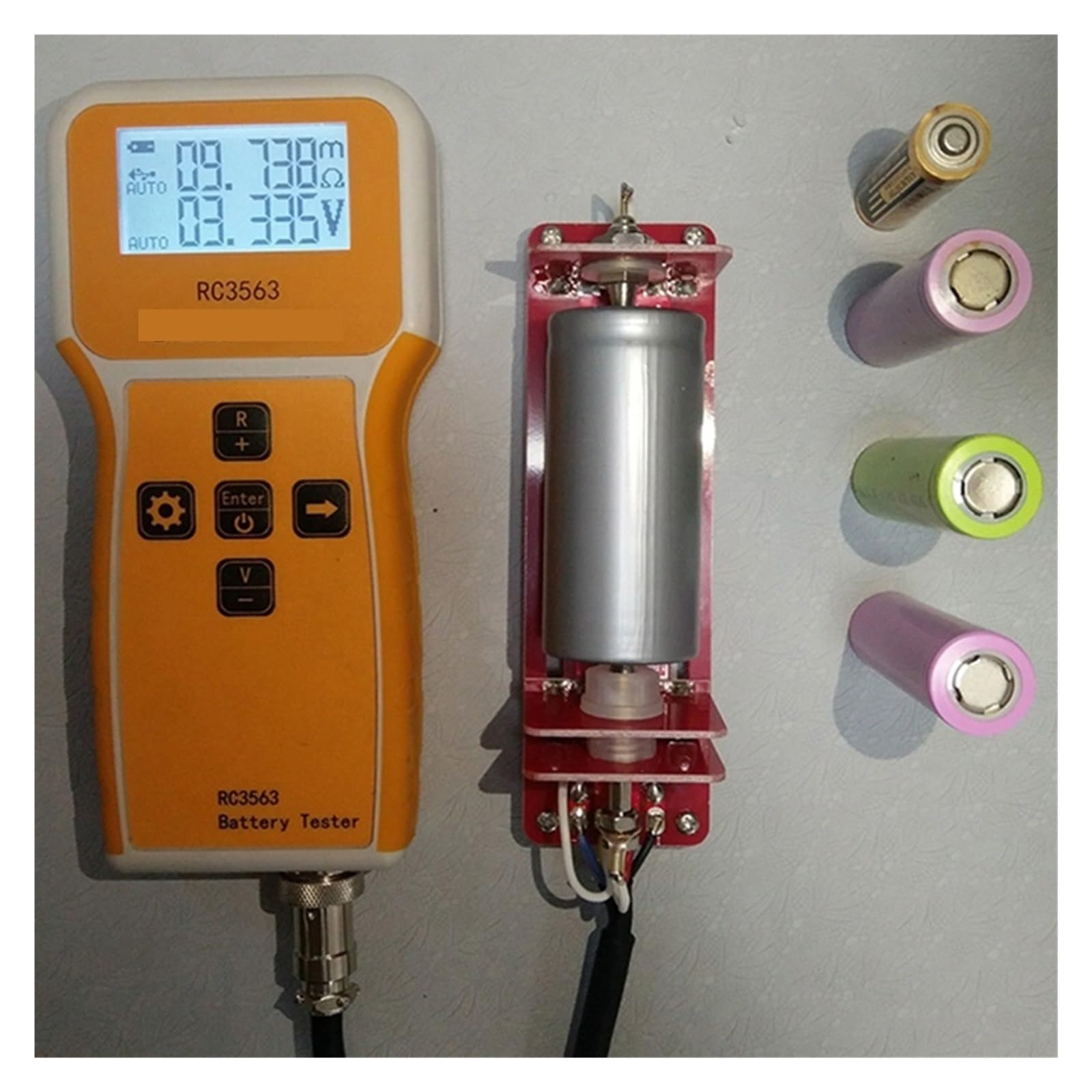 Testeur de résistance interne tension batterie testeur au trithium lithium fer phosphate haute précision Lectures Claires(Package B)