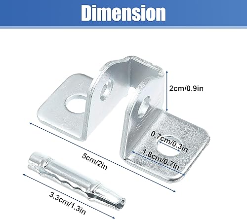 Miniatura 7 de X AUTOHAUX Juego de 2 soportes de control de puerta y pasador para Jeep Cherokee 1984-2001 55002361 Juego de reparación de conjunto de brazo de