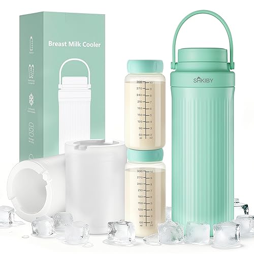 Enfriador portátil de leche materna para exteriores, salvavidas con enfriamiento total de 360 durante 24 horas, enfriador de leche materna de viaje