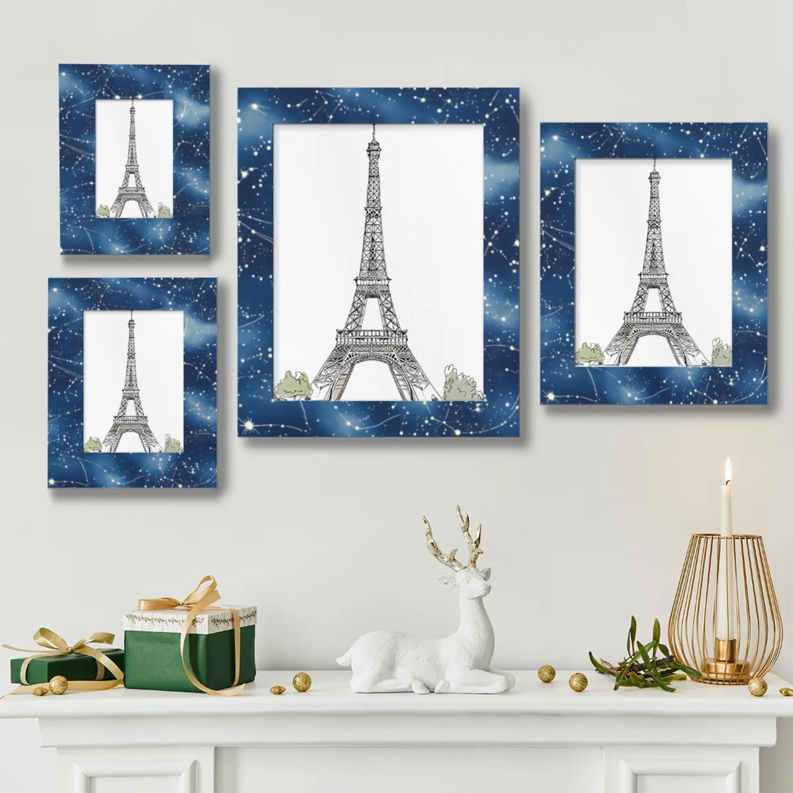Amazon.com - LANYANYQ 5x7 Picture Frame, Theme Space Nebula Galaxy