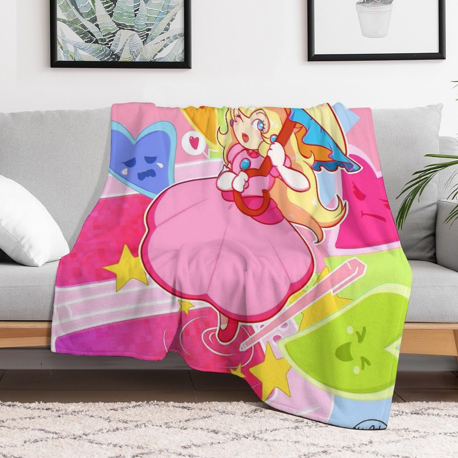 Amazon｜[Lisianthus] ピーチ姫 (26) 冷房対策 ブランケット